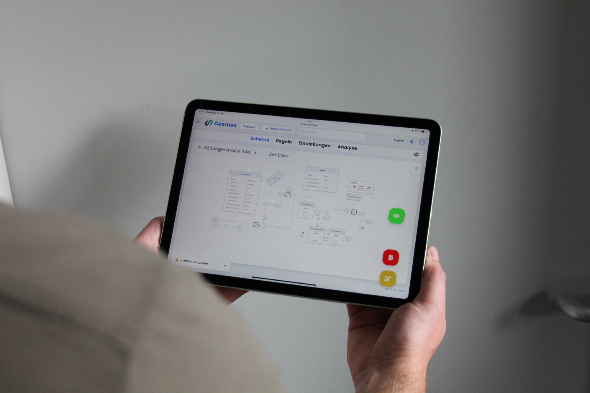 Gebäude- und Energiemonitoring Dashboard